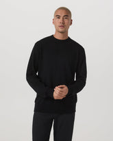 Fluent Sweater Men's Black Sweater | Vuori On sale