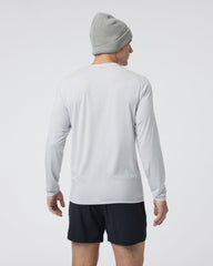 Long Sleeve Current Tech Tee Frost Grey | Vuori Discount