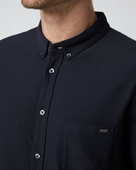 Long Sleeve Ace Button Down Men's Black Shirt | Vuori