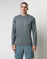 Long Sleeve Tradewind Performance Tee 2.0 Heather Grey | Vuori Discount