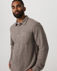 Long Sleeve Altitude Wool Shirt - Relaxed Phantom Grey | Vuori Sale