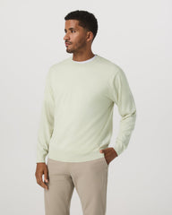 Men's Merino Fine Gauge Wool Sweater Sandalwood | Vuori Outlet