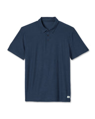 Strato Tech Polo Men's Navy Heather Polo | Vuori