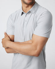 Strato Tech Polo Platinum Heather | Vuori Online