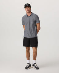 Strato Tech Polo Men's Heather Grey Polo Shirt | Vuori US