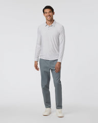 Long Sleeve Strato Tech Polo Frost Grey Heather | Vuori Sale