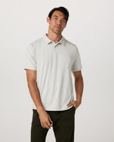 Men's Short Sleeve Ponto Performance Polo Salt Heather | Vuori On sale
