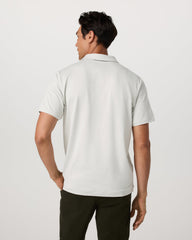 Men's Short Sleeve Ponto Performance Polo Salt Heather | Vuori On sale