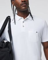 Ace Polo Men's White Polo Shirt | Vuori Outlet