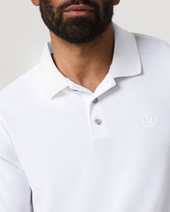 Men's Short Sleeve Gamepoint Polo 2.0 White - Non Tipped | Vuori US