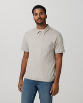 Short Sleeve Ponto Performance Polo Dark Salt Heather | Vuori For sale