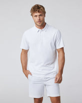 Gamepoint Polo Men's White Tennis Shirt | Vuori Discount