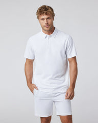 Gamepoint Polo Men's White Tennis Shirt | Vuori Discount