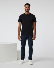 Short-Sleeve Tuvalu Henley Men's Black Henley Shirt | Vuori On sale