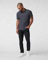 Short Sleeve Ace Button Down Men's Charcoal Shirt | Vuori Online