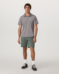 Short Sleeve Viewpoint Polo 2.0 Men's Cavern Grey Shirt | Vuori Outlet