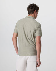 Strato Tech Polo Men's Agave Green Heather Polo | Vuori Discount