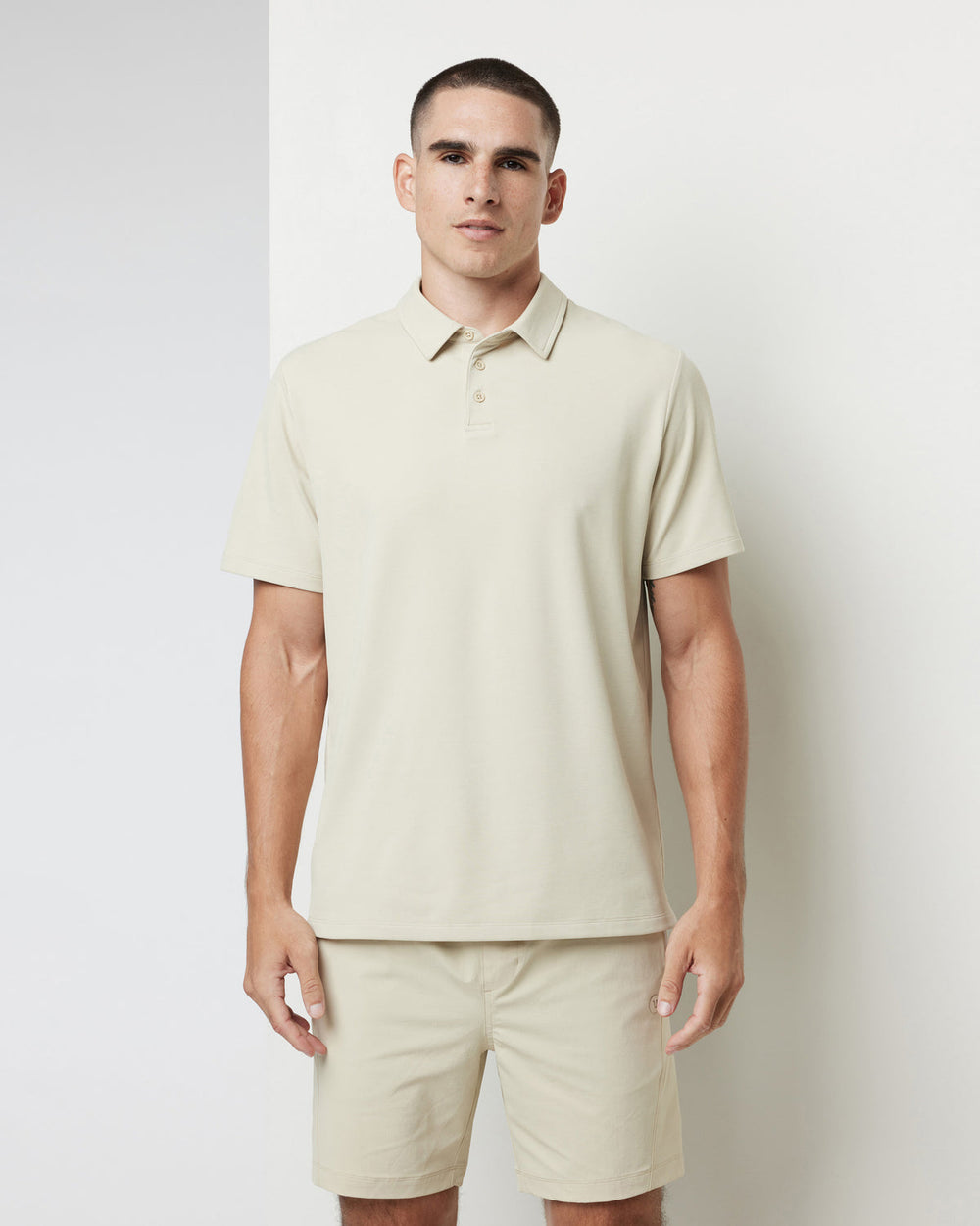 Gamepoint Polo Men's Cashew Tennis Polo | Vuori Outlet