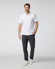Short-Sleeve Manhattan Button Down White | Vuori Outlet