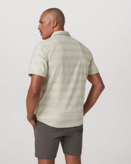Men's Short Sleeve Plaid Button Down Shirt Sandalwood | Vuori For sale