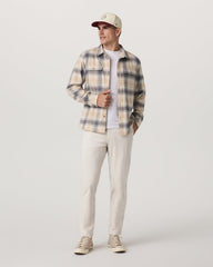 Long Sleeve Flannel Button Down Men's Cavern Grey Shirt | Vuori US