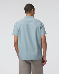 Short Sleeve Manhattan Button Down Men's Mist Shirt | Vuori US