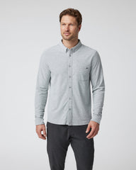 Long Sleeve Ace Button-Down Grey Button Down Shirt | Vuori For sale