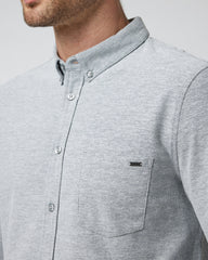 Long Sleeve Ace Button-Down Grey Button Down Shirt | Vuori For sale