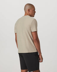 Short Sleeve Strato Pocket Tee-Relaxed Fit Truffle Heather | Vuori