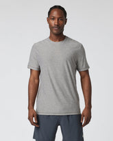 Strato Tech Tee Heather Grey Men's Tech Shirt | Vuori Clothing
