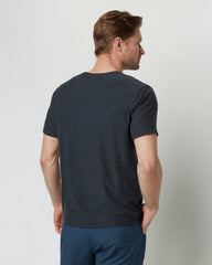 Strato Tech Tee Men's Charcoal Moisture Wicking Shirt | Vuori Outlet