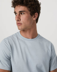 Short Sleeve Ponto Performance Tee Harbor Grey Heather | Vuori