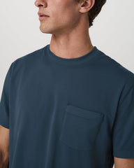 Short Sleeve Ponto Pocket Tee - Relaxed Fit Ocean Blue | Vuori Discount