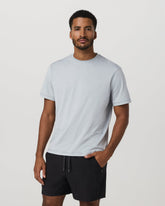 Short Sleeve Ponto Tee - Relaxed Fit Harbor Grey Heather | Vuori Outlet