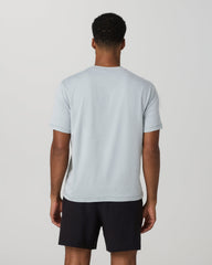 Short Sleeve Ponto Tee - Relaxed Fit Harbor Grey Heather | Vuori Outlet