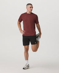 Men's Short Sleeve Ponto Tee - Relaxed Spiced Apple | Vuori Clothing