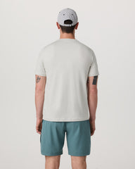 Men's Short Sleeve Ponto Performance Tee Salt Heather | Vuori Discount