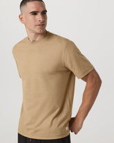 Men's Short Sleeve Ponto Tee - Relaxed Sungold Heather | Vuori On sale