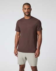 Short Sleeve Ponto Performance Tee Java Heather | Vuori US