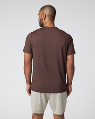 Short Sleeve Ponto Performance Tee Java Heather | Vuori US