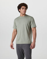 Short Sleeve Ponto Tee - Relaxed Fit Agave Green Heather | Vuori Clothing
