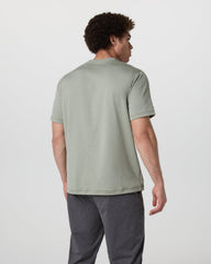 Short Sleeve Ponto Tee - Relaxed Fit Agave Green Heather | Vuori Clothing