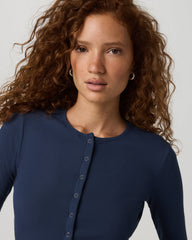 Long Sleeve Pose Twin Cardigan Women's Blue Coast Top | Vuori For sale