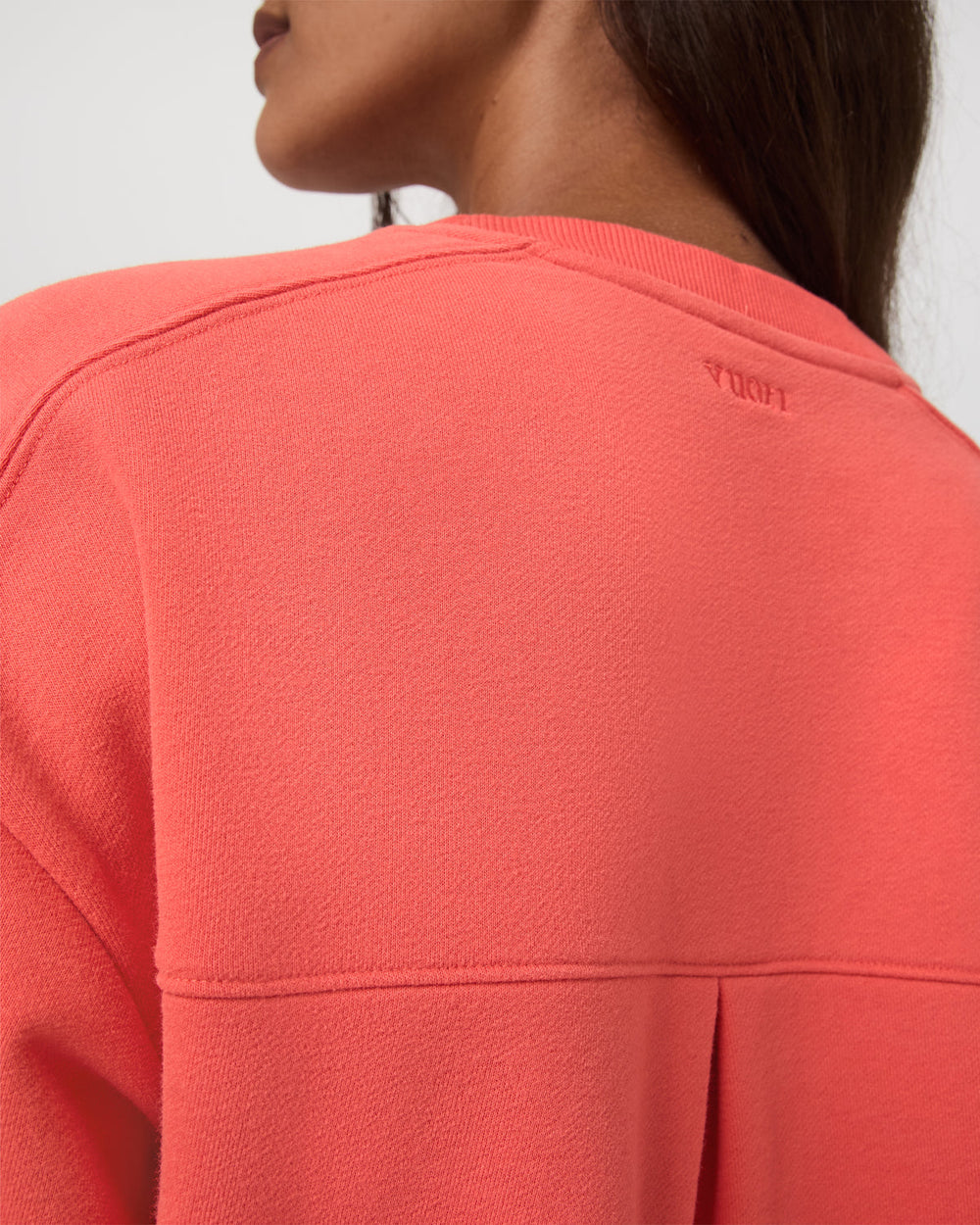 Sedona Seams Crew Women's Bright Coral Sweatshirt | Vuori Discount