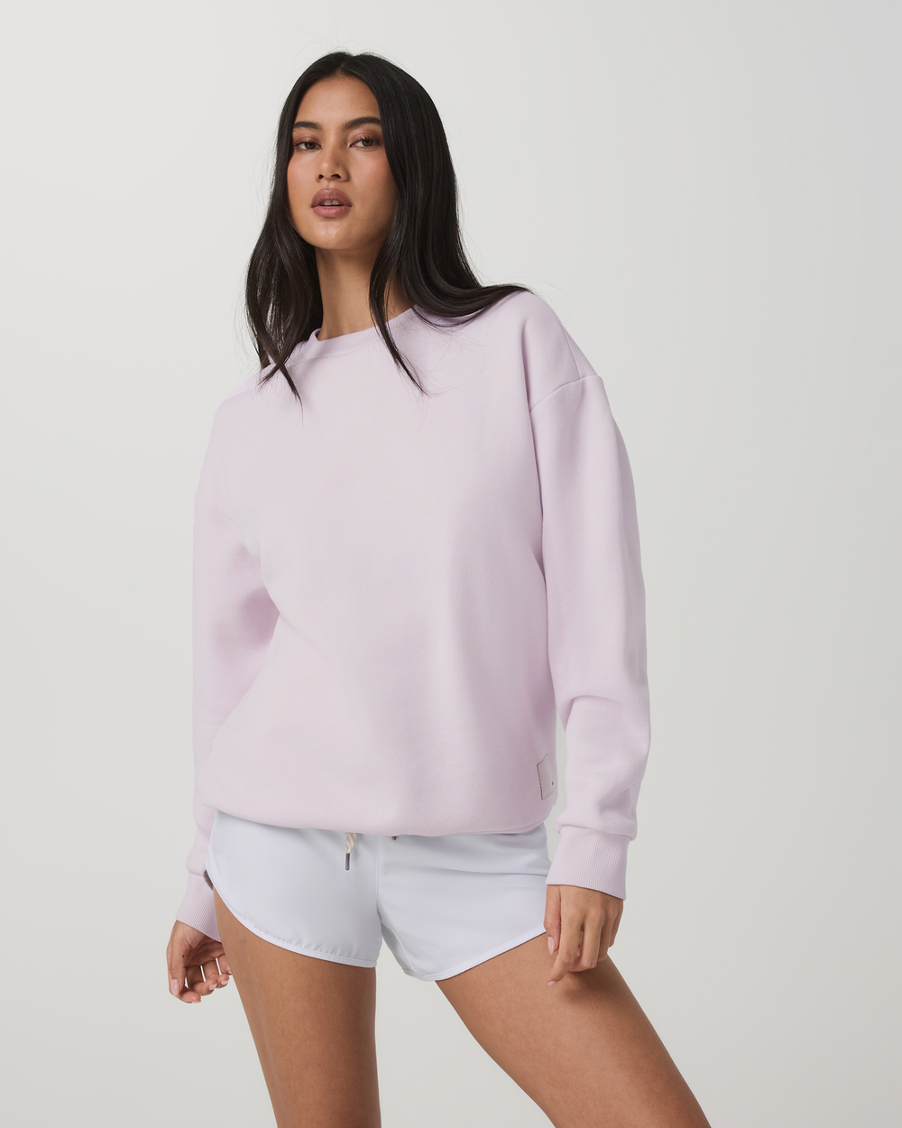 Restore Oversized Crew 2.0 Women's Lilac Breeze Sweatshirt | Vuori Sale