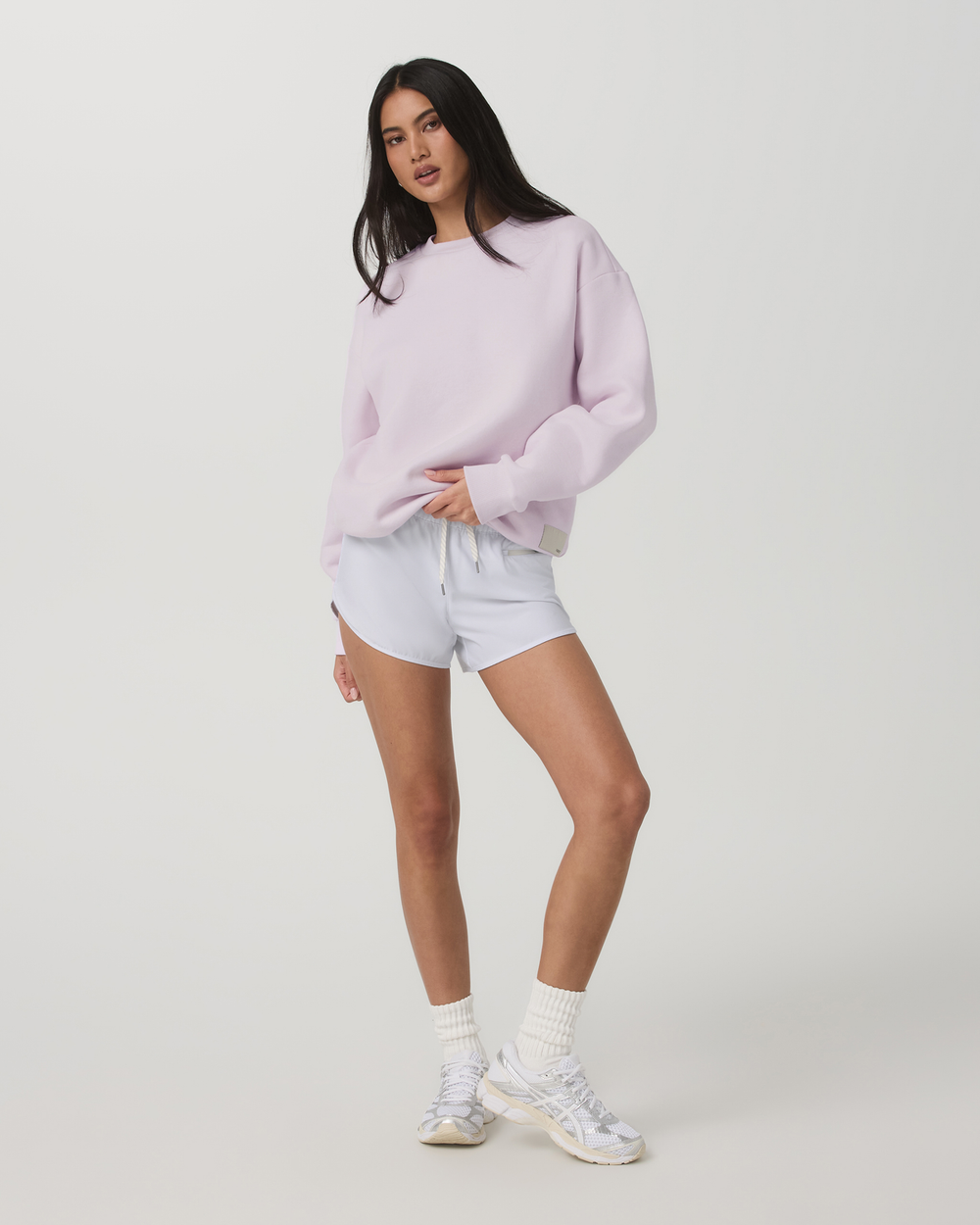 Restore Oversized Crew 2.0 Women's Lilac Breeze Sweatshirt | Vuori Sale