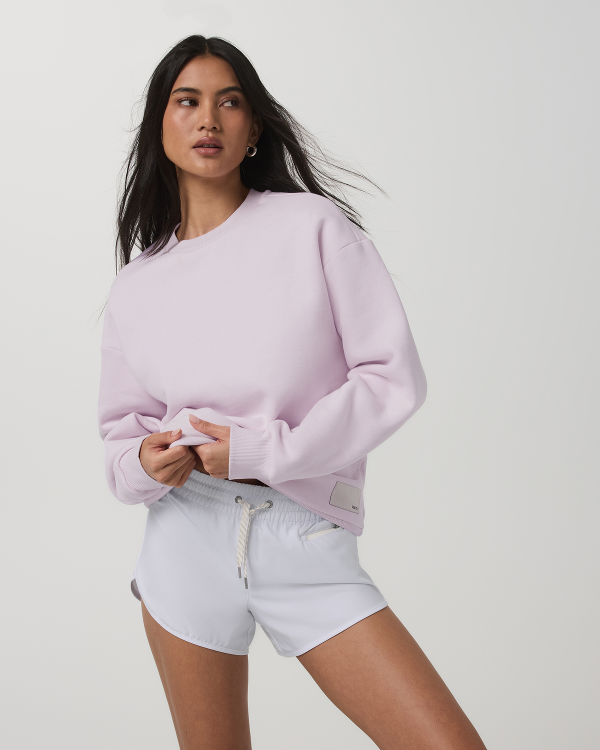 Restore Oversized Crew 2.0 Women's Lilac Breeze Sweatshirt | Vuori Sale