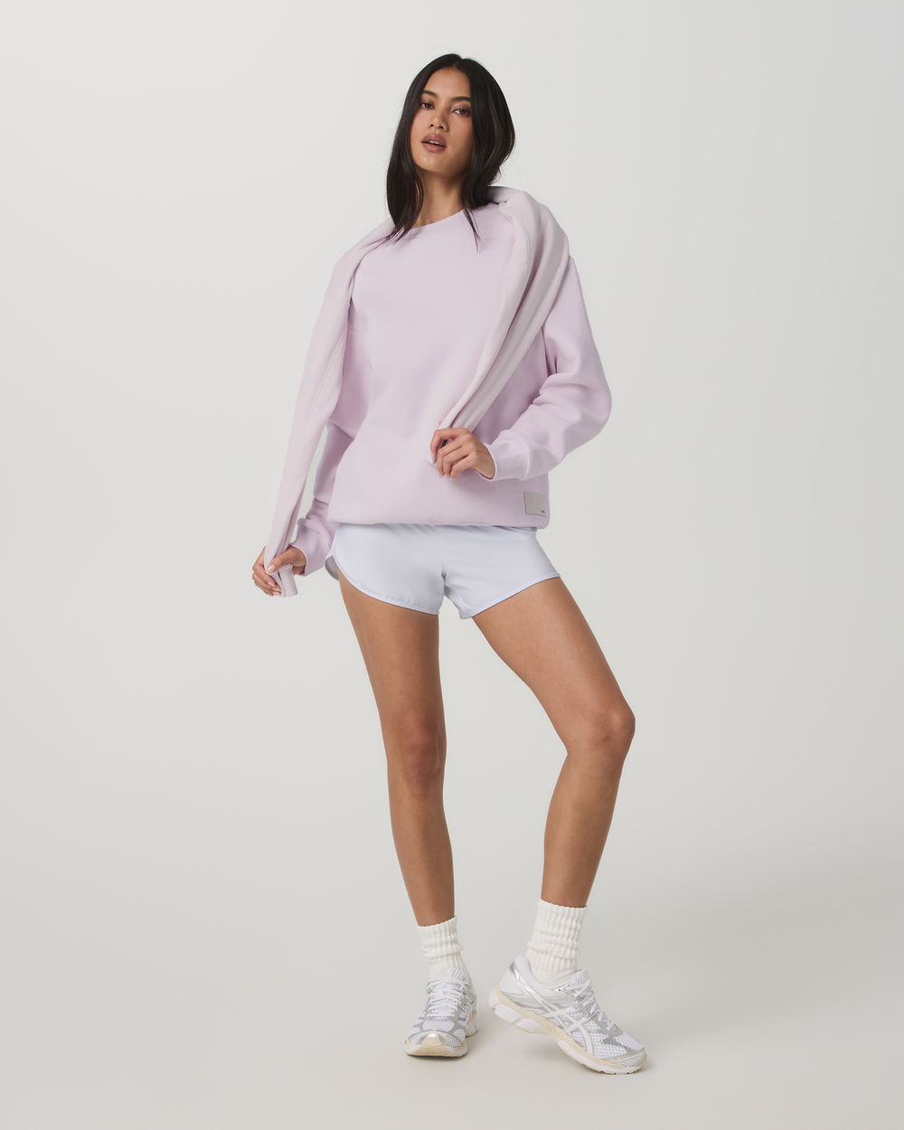 Restore Oversized Crew 2.0 Women's Lilac Breeze Sweatshirt | Vuori Sale