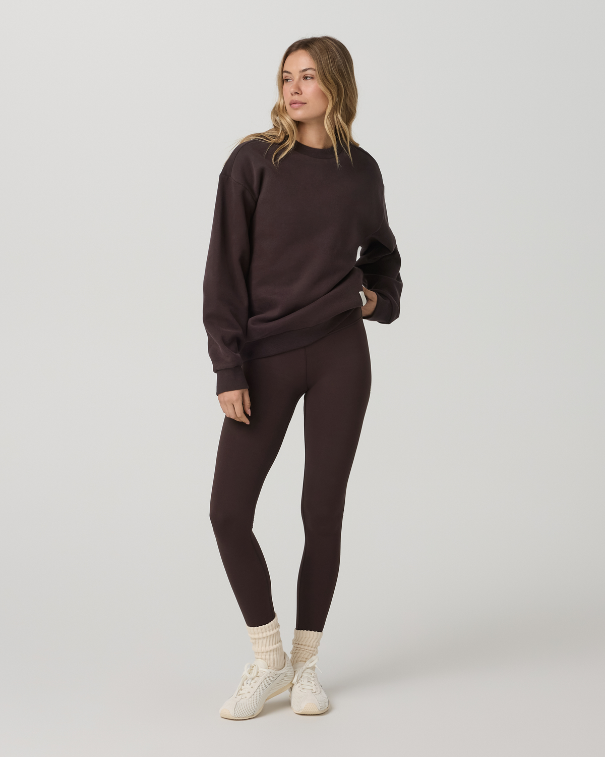 Restore Oversized Crew 2.0 French Roast Sweatshirt | Vuori For sale