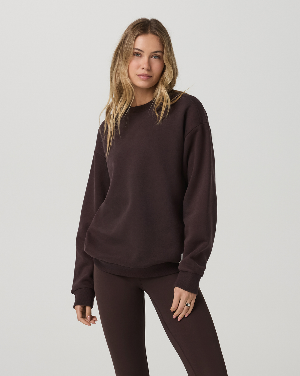 Restore Oversized Crew 2.0 French Roast Sweatshirt | Vuori For sale
